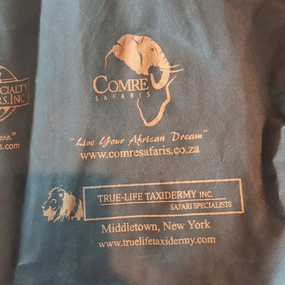 Tote Reusable Garment Grocery Bag Africa Safari Specialty Importers